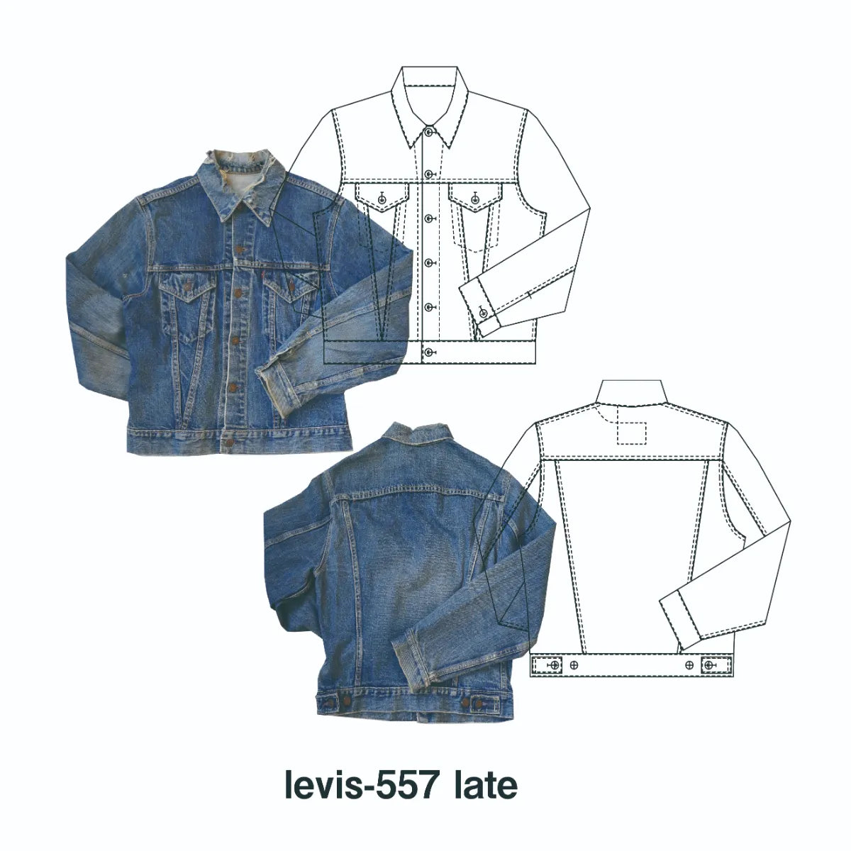 Vintage Levi's 557 – PATTERN LABO Vintage Levi's 557 – PATTERN LABO